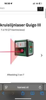 Bosch Quigo III Laserwaterpas - Nieuw, Ophalen, Nieuw, Licht