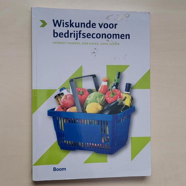 Bob Kaper - Wiskunde voor bedrijfseconomen, Boeken, Studieboeken en Cursussen, Zo goed als nieuw, Ophalen of Verzenden