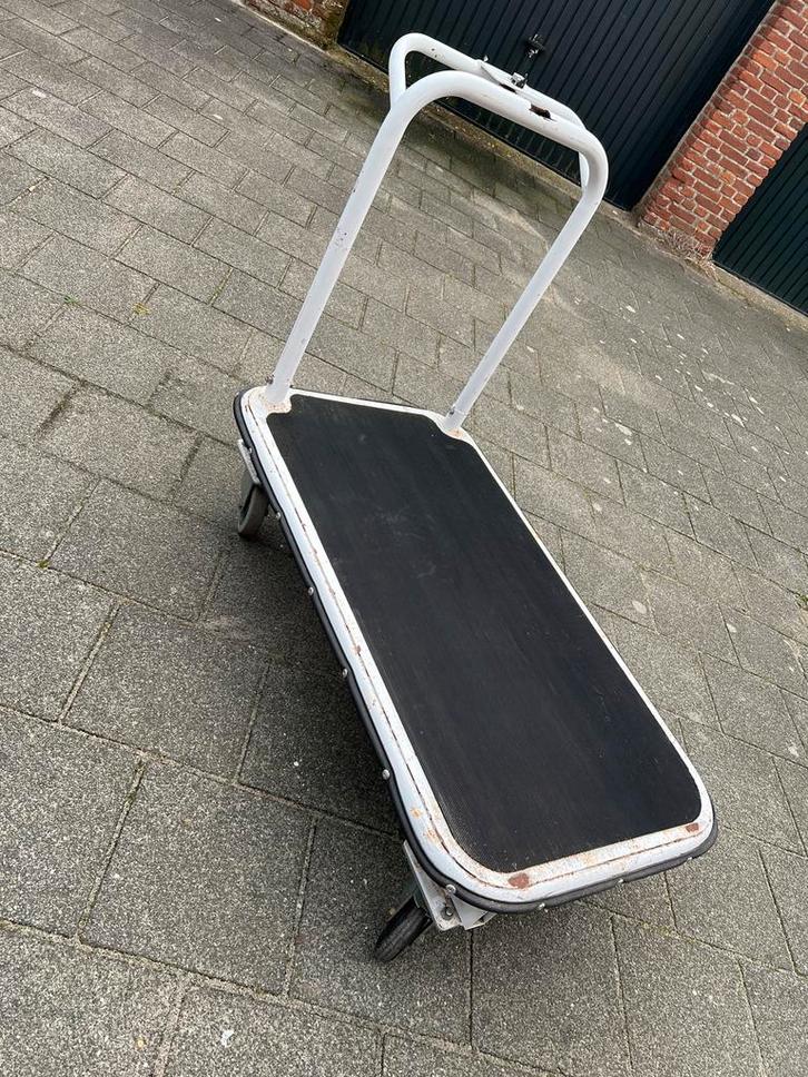 Robuuste Transportwagen - 500kg Capaciteit, Doe-het-zelf en Verbouw, Transportwagens, Gebruikt, Transportkar, 100 liter of meer