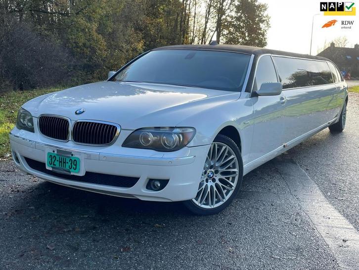 BMW 7-serie 750Li Stretch Limo / Belgisch kenteken / 9-perso, Auto's, BMW, Bedrijf, Te koop, 7-Serie, ABS, Airbags, Airconditioning