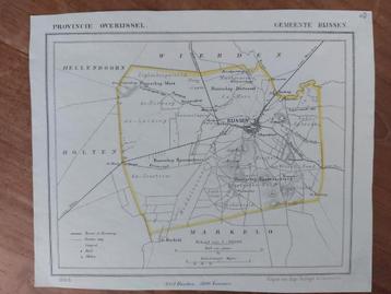 48 / Rijssen - De Borkeld Litho uit 1865 van J. Kuyper beschikbaar voor biedingen