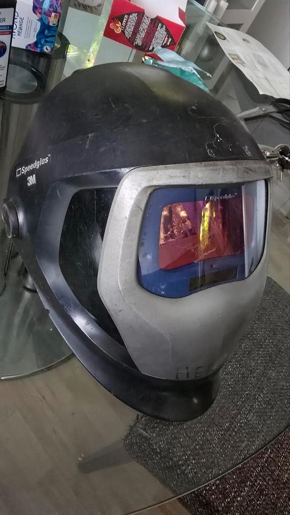 3M Speedglas 9100X Lashelm, Doe-het-zelf en Verbouw, Laskappen, Gebruikt, Lasfilter, Ultraviolet, Ophalen of Verzenden