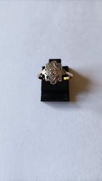 Antieke gouden Art Deco ring Goud en Platina, 14 krt, Verzenden, Goud, Ring
