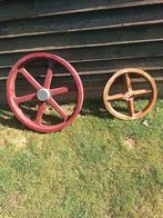 houten wielen mallen, Antiek en Kunst, Curiosa en Brocante, Ophalen