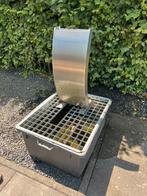 RVS tuinwaterval, Ophalen, Waterval