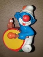 Muzieksmurf met Trommel - Vintage Smurf, Verzamelen, Smurfen, Ophalen of Verzenden, Gebruikt, Muzieksmurf, Poppetje, Figuurtje of Knuffel