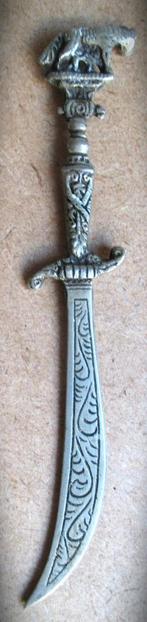Zwaard vorm Briefopener~Brievenopener ~Romulus en Remus, Ophalen of Verzenden