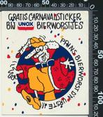 Sticker: Unox - Prins Bierworst den Urste, Ophalen of Verzenden, Zo goed als nieuw, Bedrijf of Vereniging