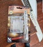 1 meter ledstrip warm wit bieden op batterijen zonder, Ophalen of Verzenden