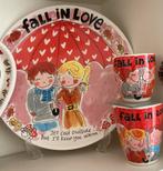 Blond Amsterdam - Fall in love schaal - 2x mok, Huis en Inrichting, Ophalen, Blond Amsterdam, Nieuw, Aardewerk