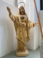Vintage Heilig Hart beeld religie Jezus retro gips antiek, Antiek en Kunst, Antiek | Religie, Ophalen