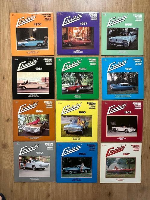 Cruisin 1956-1967 (Ruby Records) 12 LP's in perfecte staat, Cd's en Dvd's, Vinyl | Verzamelalbums, Zo goed als nieuw, Pop, Overige formaten