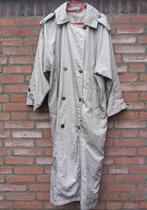 REAL VINTAGE 80's Zilveren trenchcoat M / 38, Maat 38/40 (M), Overige kleuren, Ophalen of Verzenden, Zo goed als nieuw