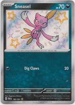 Paldean Fates,  Sneasel [shiny] 182/91, Ophalen of Verzenden, Nieuw, Losse kaart