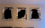 Set van 3 fotolijsten met spiegelrand, Ophalen, Zo goed als nieuw
