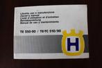 Husqvarna TE 350-9 TE TC 510 /90 motorcycle owner's manual, Motoren, Ophalen of Verzenden