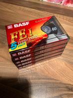 BASF casette bandjes 5st, 2 t/m 25 bandjes, Overige genres, Ophalen of Verzenden, Nieuw in verpakking