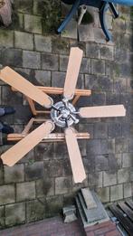 2 Plafond ventilators met led lampen 3 standen l+r draaiend, Witgoed en Apparatuur, Ventilatoren, Ophalen, Gebruikt, Plafondventilator