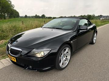 BMW 645i Cabrio Automaat | Zwart | beschikbaar voor biedingen