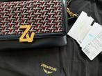 Zadig & Voltaire Le Initiale Clutch, Sieraden, Tassen en Uiterlijk, Ophalen of Verzenden, Gebruikt, Blauw, Schoudertasje