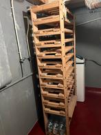 Ikea Wijnrek, plek voor 88 flessen. Blank ongelakt hout., Ophalen
