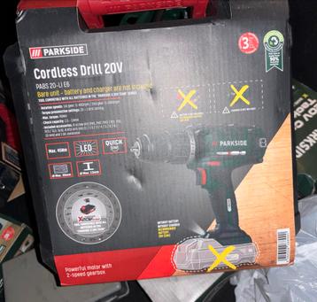 Nieuwe Parkside Accu Boormachine beschikbaar voor biedingen