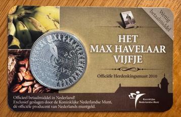 Max Havelaar Vijfje 2010 Herdenkingsmunt beschikbaar voor biedingen