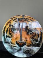 Mooie stoere tijger klok van glas, Kinderen en Baby's, Kinderkamer | Inrichting en Decoratie, Ophalen, Gebruikt, Klok