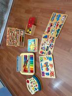 Houten puzzels en speelgoed voor dreumes, Ophalen, Gebruikt, Duw- of Trekspeelgoed