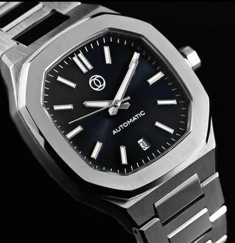 Meccano - cube C1 black automatic.   NIEUW, Sieraden, Tassen en Uiterlijk, Horloges | Heren, Nieuw, Overige merken, Staal, Ophalen of Verzenden