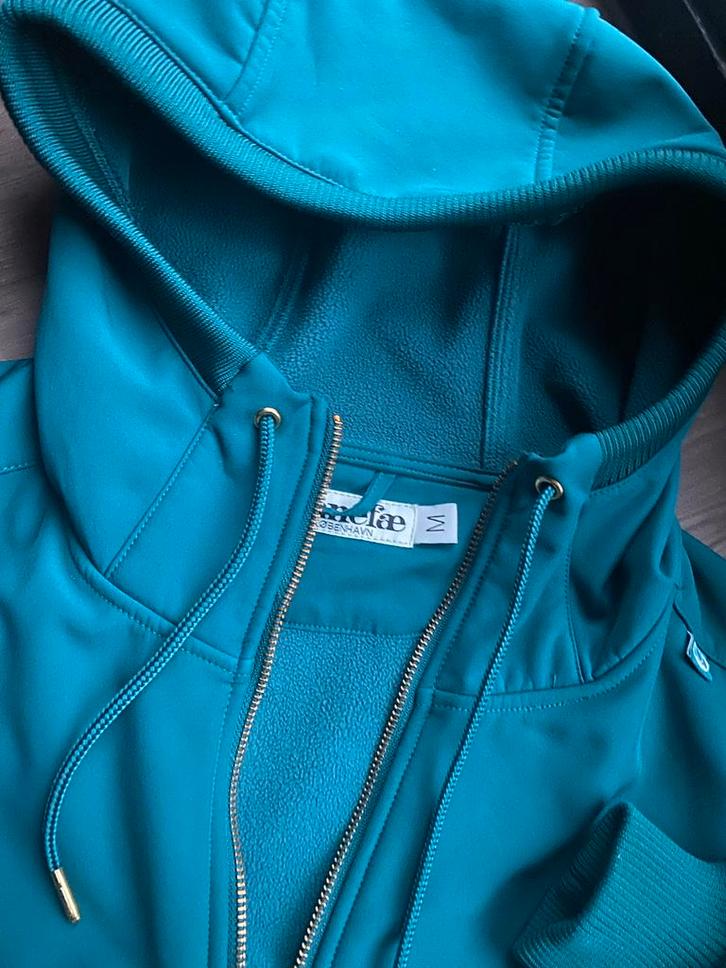 Mooie Danefae softshell jas - maat M, Kleding | Dames, Jassen | Zomer, Zo goed als nieuw, Maat 38/40 (M), Blauw, Ophalen of Verzenden