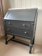 Antracietgrijze Secretaire, Huis en Inrichting, Kasten | Dressoirs, Ophalen, Gebruikt, 50 tot 100 cm, Met lade(s)