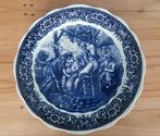 Vintage Delfts Blauw Wandbord Boch Frères La Louvière, Ophalen