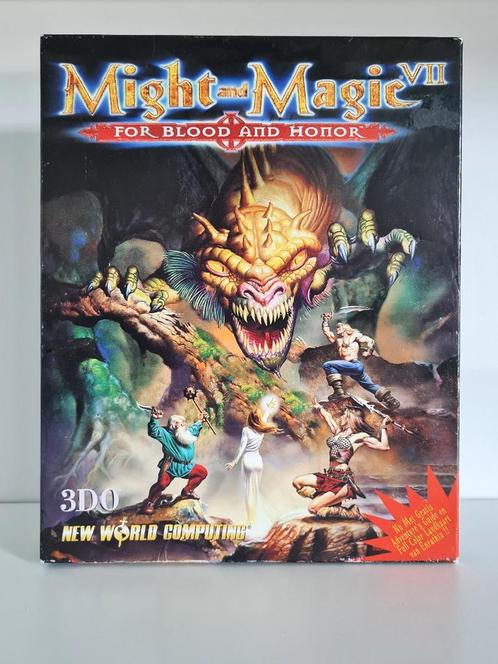 Might and Magic VII: For Blood and Honor - PC Big Box, Spelcomputers en Games, Games | Pc, Gebruikt, Role Playing Game (Rpg), 1 speler