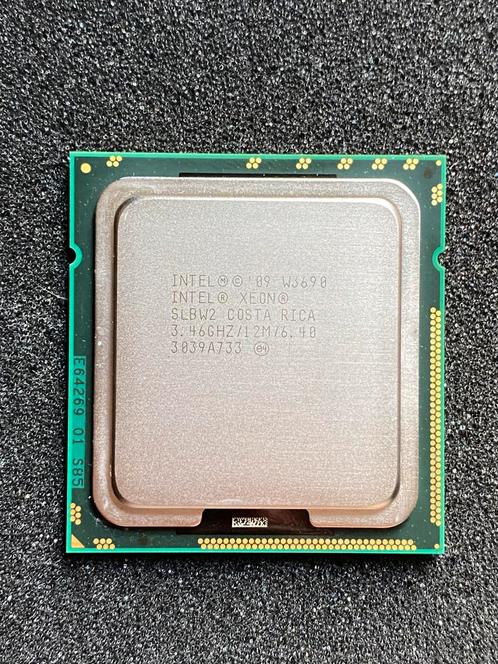 Intel(R) Xeon W3690 (6C/12T, 3.73Ghz. 12MB L3 Cache) [SLBW2], Computers en Software, Processors, Zo goed als nieuw, 6-core, 12-core