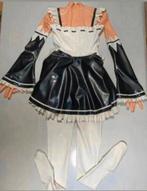 Mooie latex maid pak, tm 3XL (op maat), Verzenden, Nieuw, Pak of Jurk