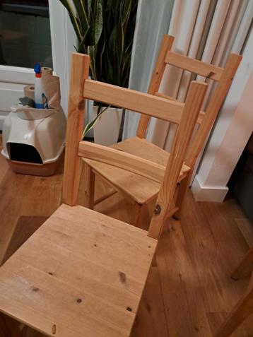Gratis 4 ikea ivar stoelen - afbeelding 2