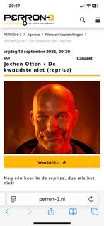 Jochem Otten kaartjes, Tickets en Kaartjes, Theater | Cabaret en Komedie, Twee personen, September