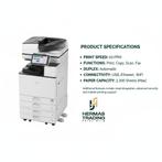 Ricoh IM 6000 Multifunctionele kleurenprinter, All-in-one, Refurbished, Ricoh, Zwart-en-wit printen