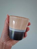 HK Living Koffiekopje - Beige/Blauw, Huis en Inrichting, Keramiek, Nieuw, Ophalen of Verzenden, Overige stijlen