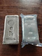 2kg zilverbaren 999,0 umicore, Remondis!, Postzegels en Munten, Edelmetalen en Baren, Ophalen of Verzenden, Zilver
