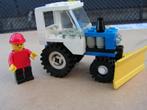Lego 5 items tractor met sneeuwschuiver nr 6524 compleet met, Complete set, Ophalen of Verzenden, Lego, Zo goed als nieuw