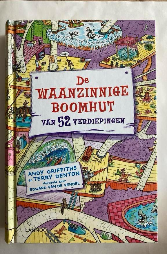 Andy Griffiths - De waanzinnige boomhut van 52 verdiepingen, Boeken, Kinderboeken | Jeugd | onder 10 jaar, Zo goed als nieuw, Fictie algemeen