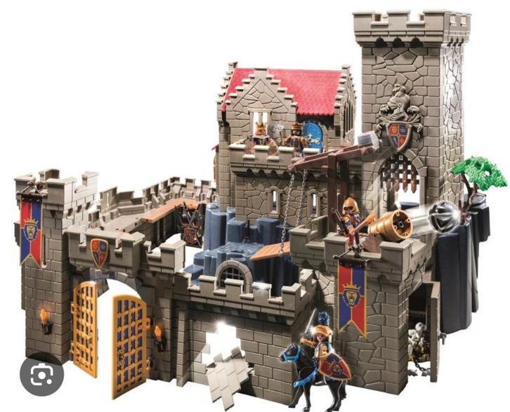 Playmobil kasteel en katapult  6000 + 6039, Kinderen en Baby's, Speelgoed | Playmobil, Gebruikt, Complete set, Ophalen of Verzenden