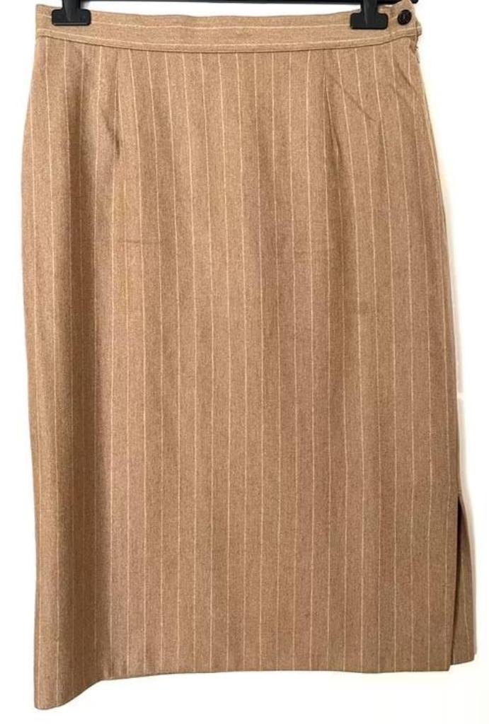 Mark beige rok maat 42[dm], Kleding | Dames, Rokken, Zo goed als nieuw, Maat 42/44 (L), Beige, Onder de knie, Ophalen of Verzenden