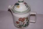 Vintage Florabunda thee/koffiepot en melkkan. Zgan., Huis en Inrichting, Keuken | Servies, Overige typen, Overige stijlen, Ophalen of Verzenden