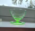 IJscoupe of Desertcoupe van Uranium Glas, Antiek en Kunst, Ophalen of Verzenden