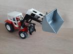 Modeltractor Massey-Ferguson met laadschep, Ophalen of Verzenden, Zo goed als nieuw, Tractor of Landbouw, SIKU
