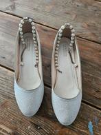 DansFeest meisjes schoentjes maat 35in de kleur wit met glit, Ophalen of Verzenden, Zo goed als nieuw, Meisje, Schoenen