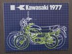 Folder Kawasaki 1977 Modelprogramma (Engels), Motoren, Verzenden, Kawasaki